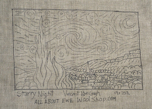 Van Gogh Starry Night (Small) Pattern