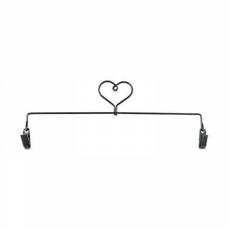 12in Heart Metal Hanger - All About Ewe Wool Shop