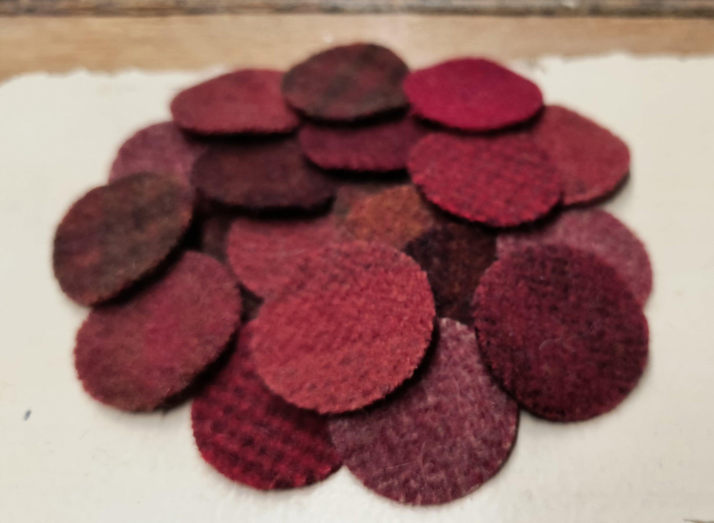 Pre-cut Wool Penny Packs | 25 or 50 Count | 3 inch - All About Ewe Wool Shop