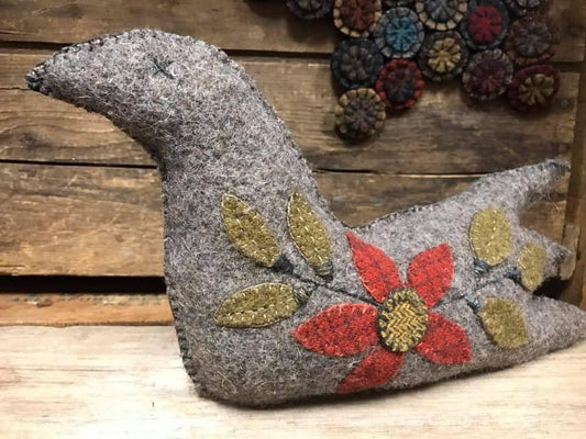 CROW IN BLOOM Paper Pattern - All About Ewe Wool Shop