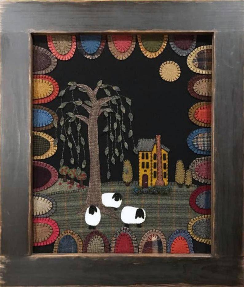 BENEATH the WILLOWS SHADE Paper Pattern - All About Ewe Wool Shop