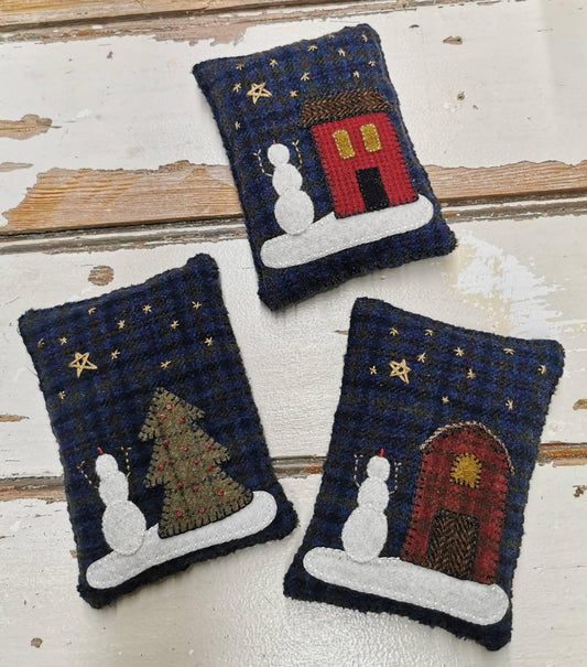 STARS in the NIGHT - SET of 3 Paper Pattern - All About Ewe Wool Shop
