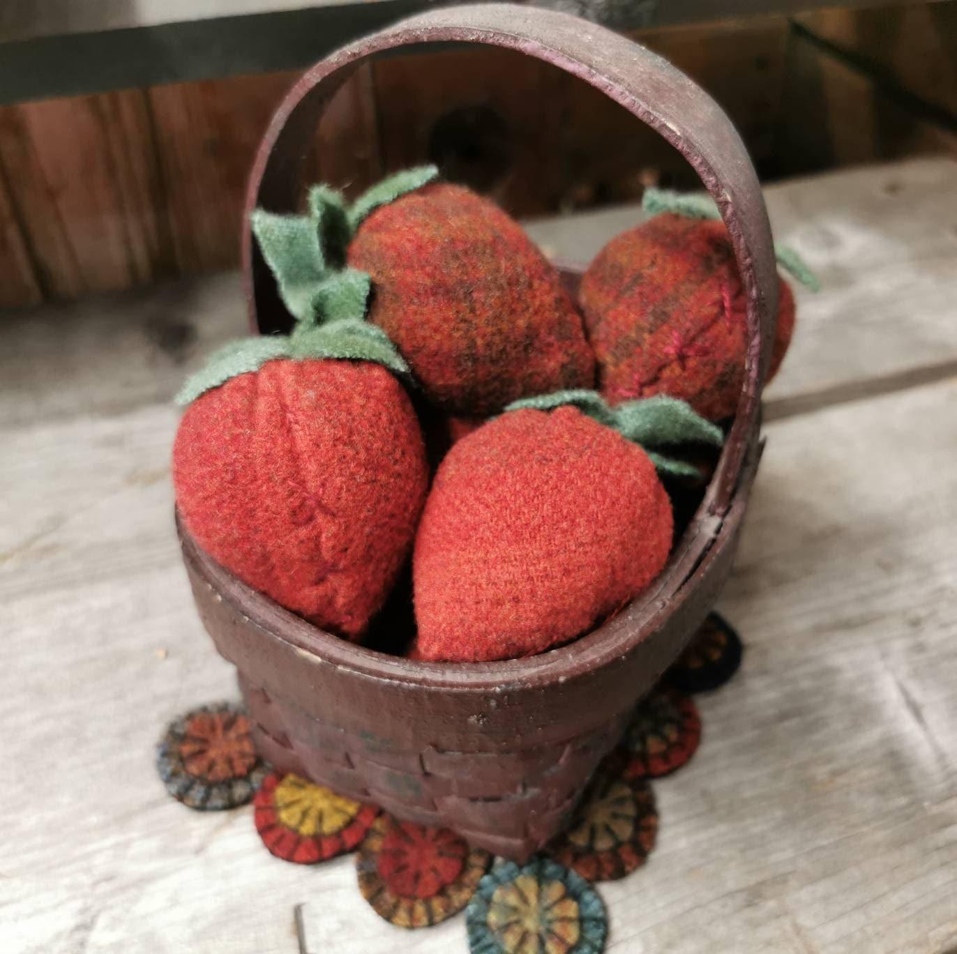 A Wooly Strawberry Digital Download - All About Ewe Wool Shop