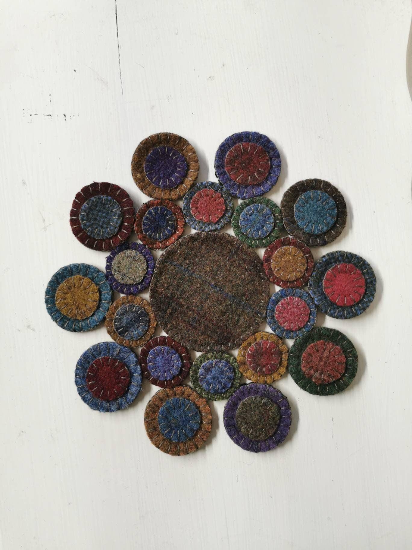 ROUND PENNY Mat Kit | Pre-Cut - All About Ewe Wool Shop