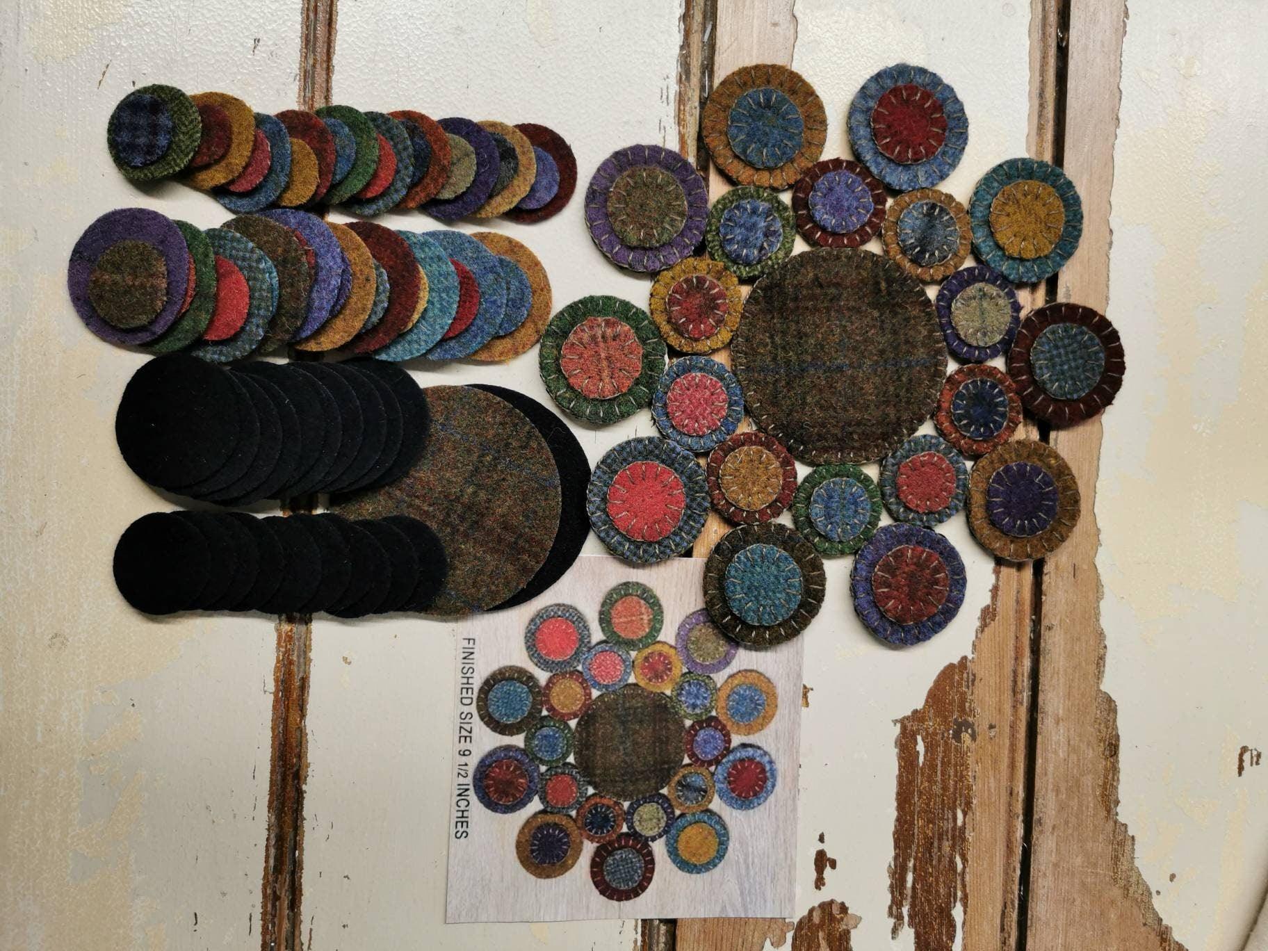 ROUND PENNY Mat Kit | Pre-Cut - All About Ewe Wool Shop