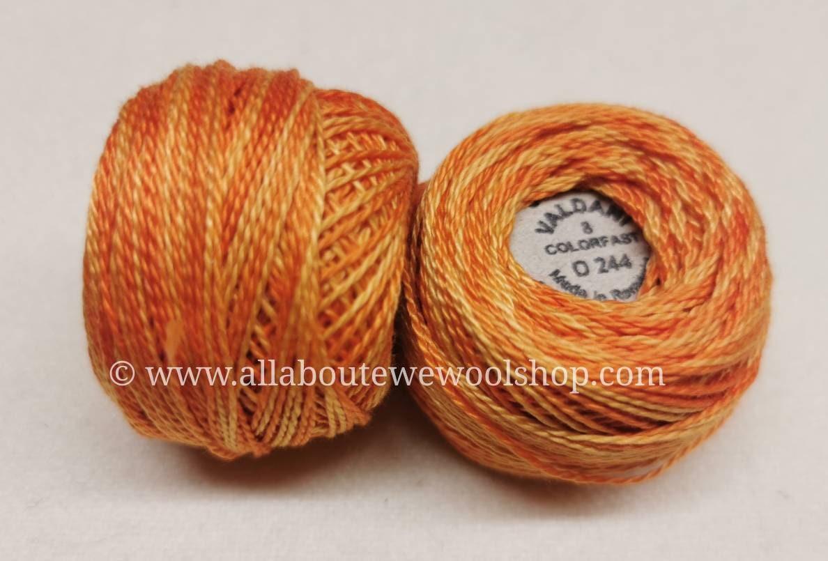 O244 #8 Valdani Pearl/Perle Cotton Thread - All About Ewe Wool Shop
