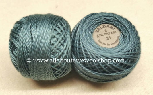 31 #8 Valdani Pearl/Perle Cotton Thread - All About Ewe Wool Shop
