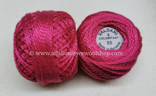 50 #8 Valdani Pearl/Perle Cotton Thread - All About Ewe Wool Shop