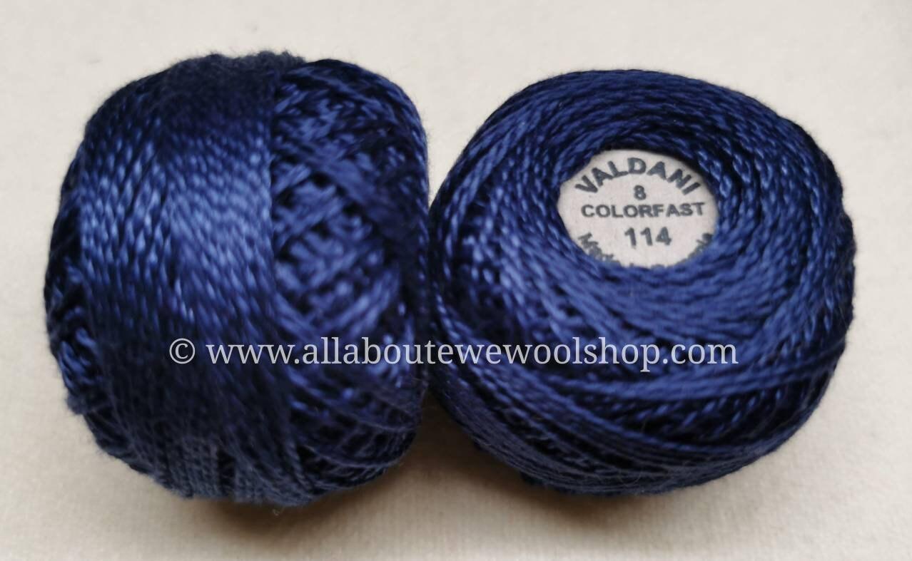 114 #8 Valdani Pearl/Perle Cotton Thread - All About Ewe Wool Shop