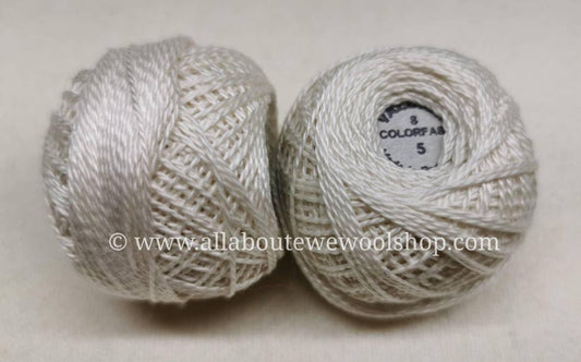 5 #8 Valdani Pearl/Perle Cotton Thread - All About Ewe Wool Shop