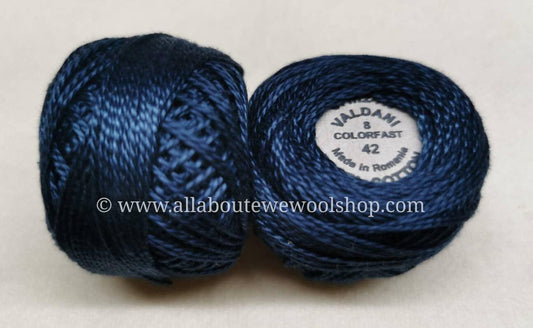 42 #8 Valdani Pearl/Perle Cotton Thread - All About Ewe Wool Shop