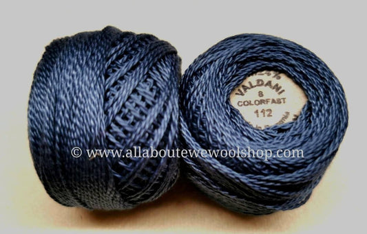 112 #8 Valdani Pearl/Perle Cotton Thread - All About Ewe Wool Shop
