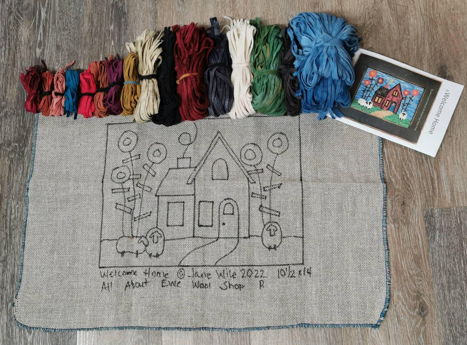 WELCOME HOME Kit - All About Ewe Wool Shop