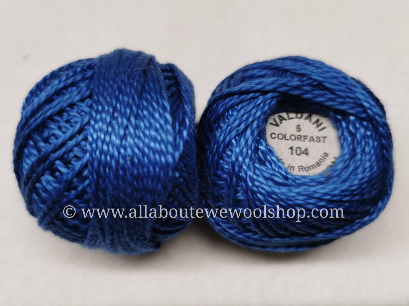 104 #5 Valdani Pearl/Perle Cotton Thread - All About Ewe Wool Shop