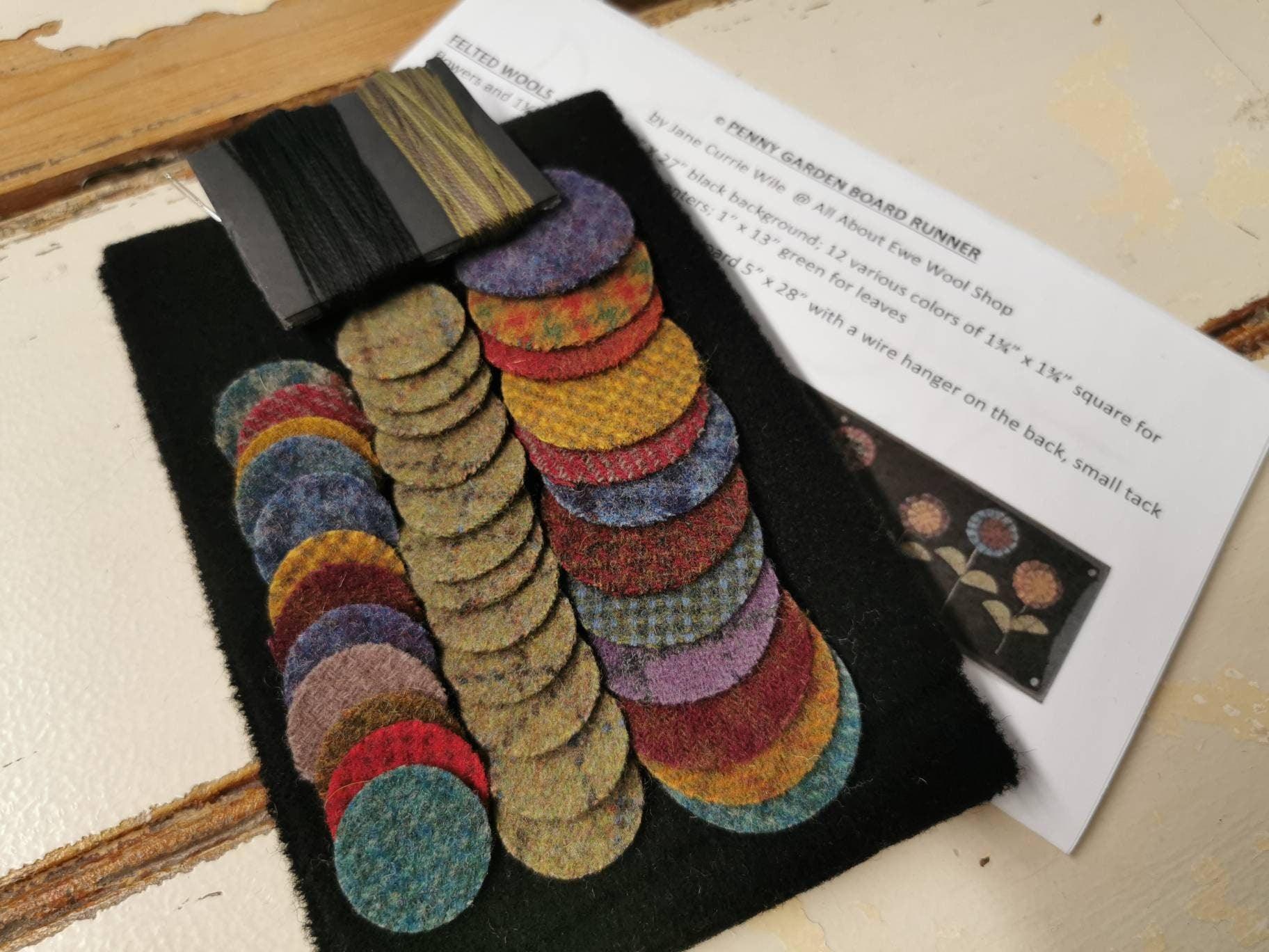 Penny Garden Board Runner Kit - All About Ewe Wool Shop