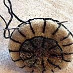Wool Penny Mat Applique and Blanket Stitch Tutorial including Pictures - All About Ewe Wool Shop